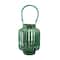 20" Tropicalia Tiki Bar Votive Candle Holder Lantern, Green